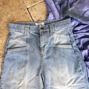 We the Free wideleg blue jeans